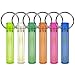 GEAR AID Ni Glo 2” UV Rechargeable Glowing Keychain – Multi-Purpose Glow-in-the-Dark Accessory for Camping, Scuba Diving, Night Fishing, Hiking, Emergency Kits, and Everyday Use, Clear, 1 Pack