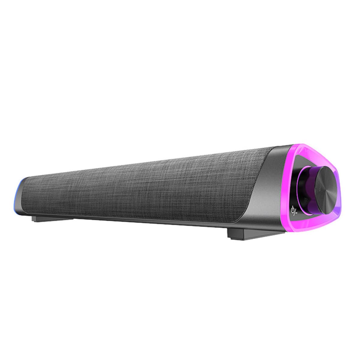 Zerodeko Sound Bar Cablata per Computer, Doppio Altoparlante 6w Nero