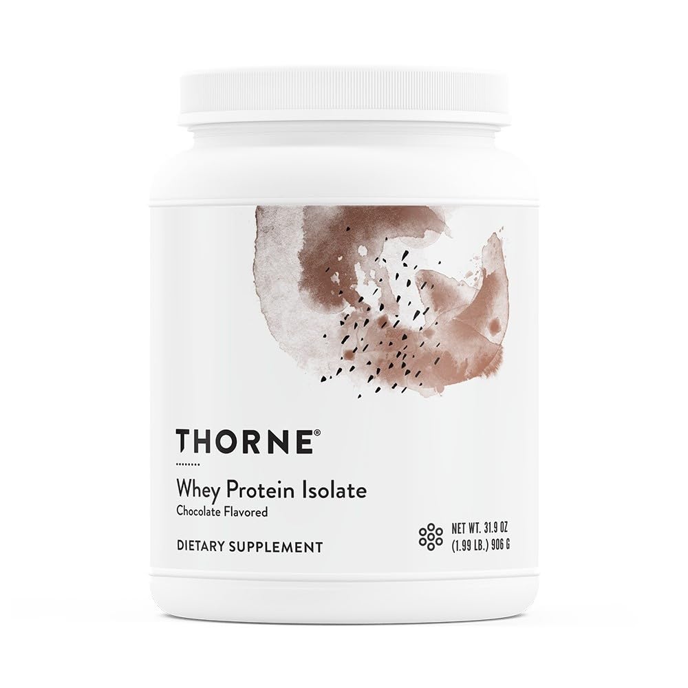 THORNE Whey Protein Isolate - 21 grams of Easy-to-Digest Bioavailable Whey Protein Powder to Support Muscle Mass and Repair (30 Servings (Pack of 1), Chocolate)