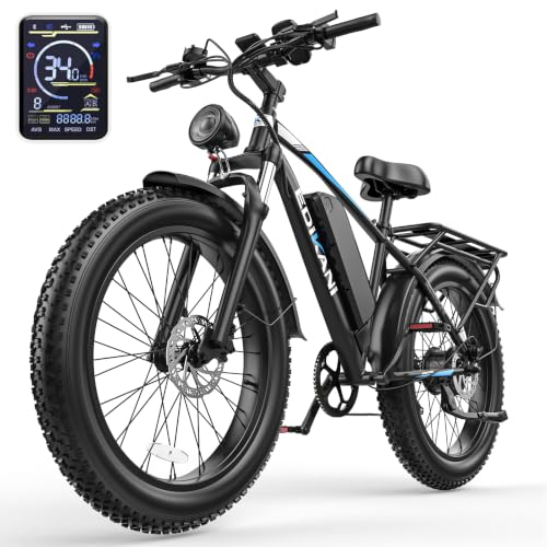 EDIKANI S01 26" Electric Bike for Adults 2000W Peak 1200WH 34MPH E Bike image 6