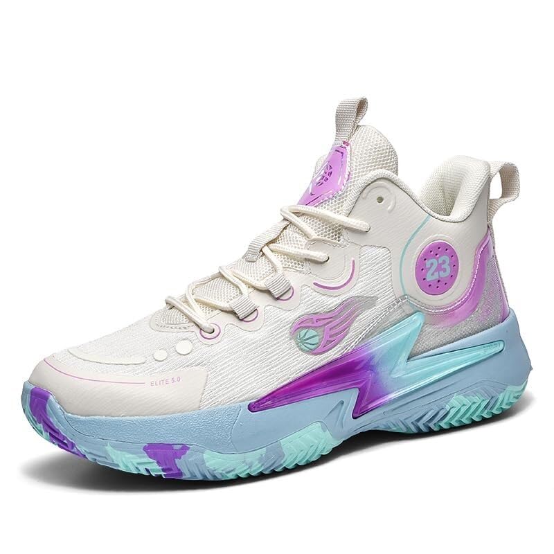 Buty do koszykówki unisex Siateczkowy materiał Oddychające, wygodne, trwałe buty treningu sportowego Buty spacerowe