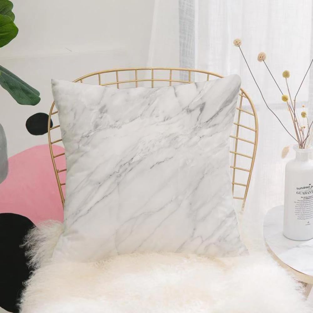 Hyosxw Marble, Granite Surface Pattern With Sketch - A3 Cushion Cover,Throw Pillow Case Home Decorative For Living Room Bedroom Sofa Chair 18X18 Inch,Marble, Granite Surface Pattern With Sketch Effect, Nature Effect And Style Ima,Pillowcase 45X45cm