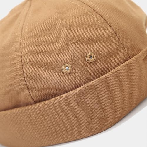Katoenen havenmuts voor heren, retro dockercap, motorfiets, docker-cap, docker-cap, heren, docker-cap, havenpet, Portual Cap, Esdoornblad - zwart, 58