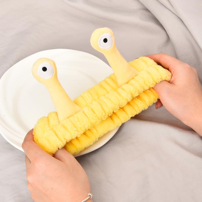 Miniatura 5 de Diadema de lavado facial de caracol, diadema de maquillaje facial Harirband para lavar la cara, envoltura para la cabeza, diademas elásticas de