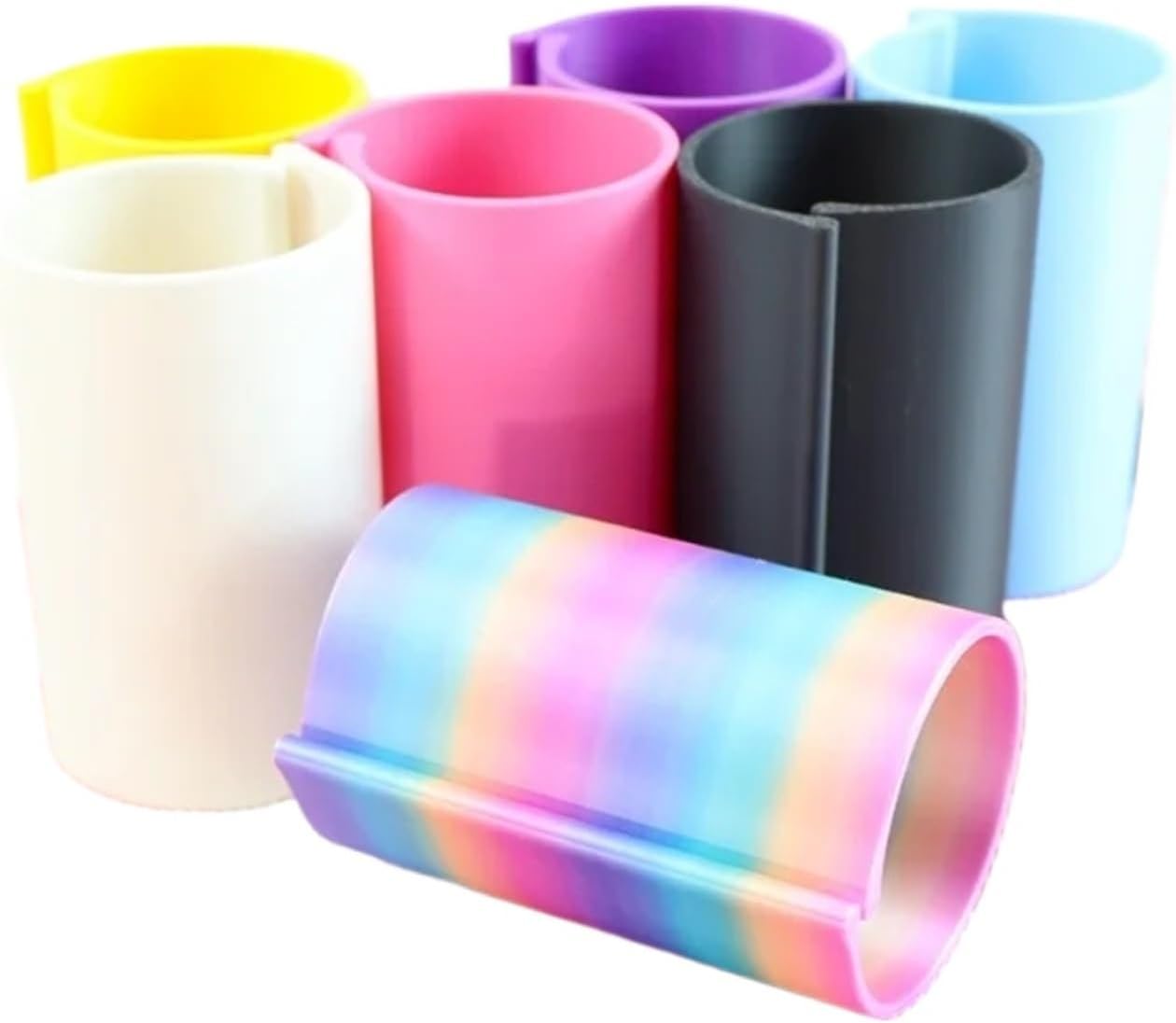 Diamond Painting Canvas Roll Holder 2-Pack Adjustable 3D Printed Canvas Roller, Tool Frame Clip for Diamond Painting Beginners for Smooth Unrolling and Storage(Clip Set)