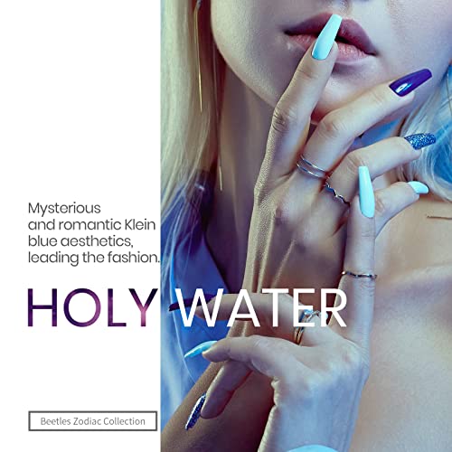 Image of Beetles Blue Gel Nail Polish - Aquarius Holy Water Collection Gel Polish