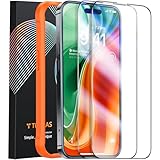  TORRAS für iPhone 15 Pro Max für Panzerglas [Unzerbrechlich TOP 9H+ Bruchsicher] Schutzfolie iPhone 15 Pro Max [SGS-Zertifizierung] aus Deutsches 9H+ Glas [Full Screen] Anti-Fingerabdrücke, 2 Stück