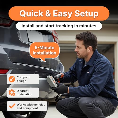 Image of Trak-4 GPS Tracker for Vehicles, Assets, Equipment. Long Battery Life, Waterproof, Global Tracking. Low-Cost Subscription Required.