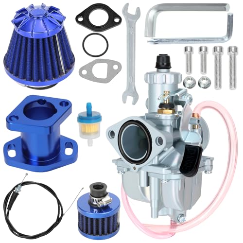 YOXUFA VM22 Carburetor 212cc Carb Replacement for Predator 212cc 224cc 196cc 6.5HP Engine Coleman CT200U CT200U-EX BT200X Baja Warrior MB200 Axis M200 KT196 GX200 200cc Mini Bike Go Kart Parts