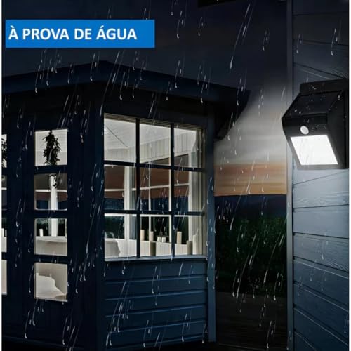 Kit Luminária Solar LED Arandela com Sensor de Presença – Segurança, Economia e Iluminação Inteligen