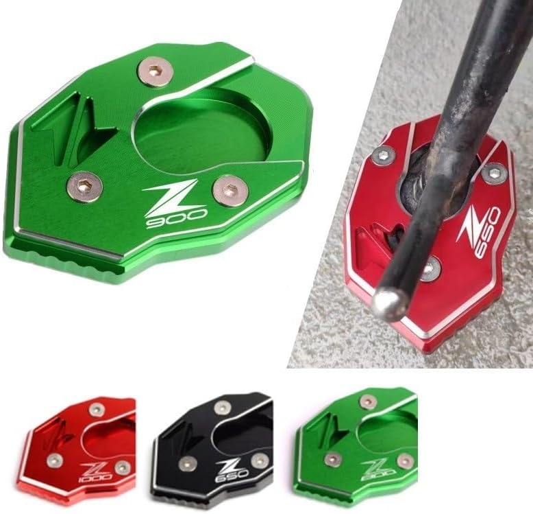 Miniatura 2 de TEMKIN W Motorcycle CNC Aluminium Side Stand Enlarge Extension for Kawasaki Z900 Z650 Z1000 Z800 2010-2022 Z 900 Z 800 Z 650 Z1000r Z1000 Y (Size
