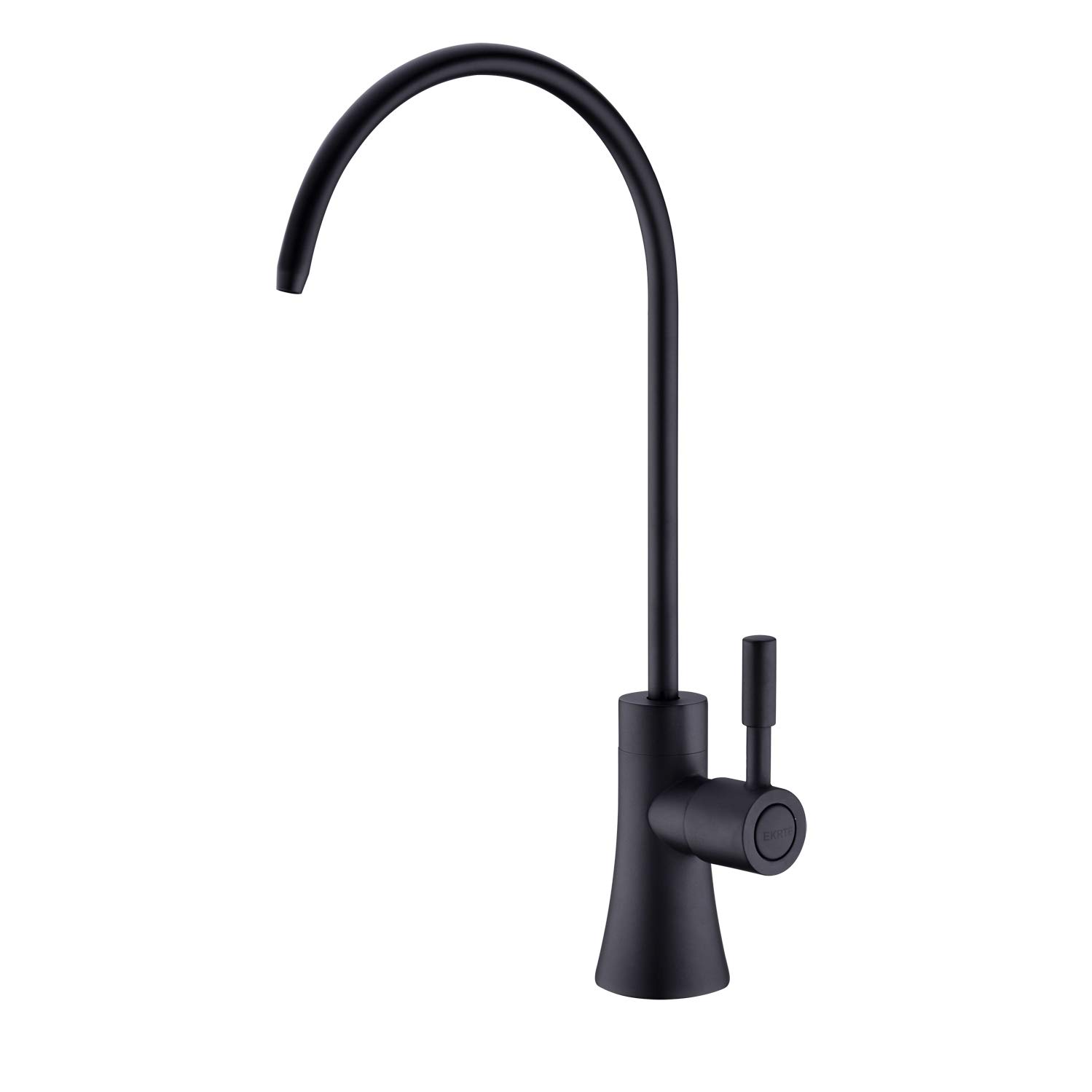 Photo 1 of EKRTE Matte Black Drinking Water Faucet for Kitchen Sink, Stainless Steel Kitchen Water Filter Faucet,Commercial Water Filtration Faucet for Under Sink Water Filter System, RO Faucet in Matte Black