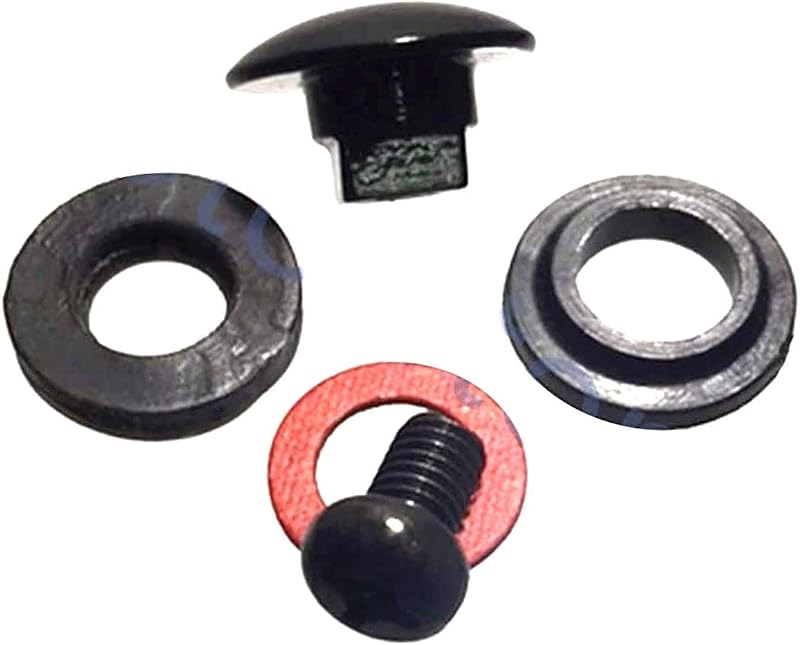 Kit de parafuso, porca e trava do vidro traseiro Motorstorex MTX-232 para Toyota Hilux, Tacoma e T100 – 1 kit