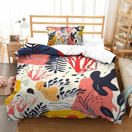 Housse de couette microfibre 135x200抗皱免烫儿童单人床品套件