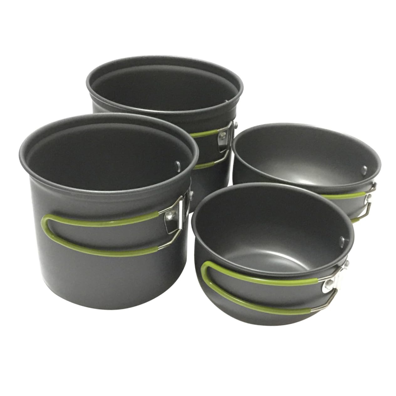 KOMBIUDA Outdoor Kochset 4 Stück Tragbar für Camping und Kochen