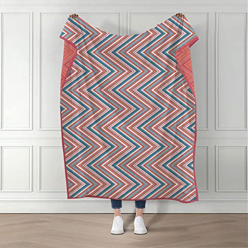 Image of Trident Reversible Queen Dohar, Microfiber, Dohar Double Bed, Queen Size Blanket, Super Soft Quilt, Comfort Living Dohar Collection 90 GSM, Queen -Chevron