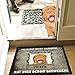Print Royal Fußmatte personalisiert mit eigenem Hundefoto und Wunschname selbst gestalten - Verschiedene Größen bis 120 cm - Hunde-Fußmatte Bedrucken - 75 x 50 cm