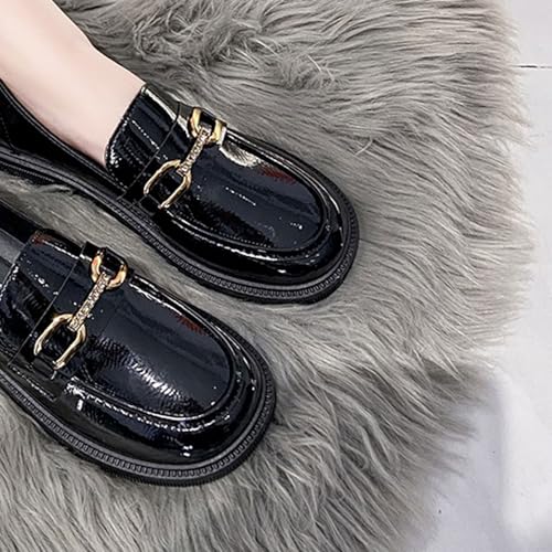 Loafers for Women Women's Casual Flat Shoes Round Toe Platform Sneakers for Everyday Wear4