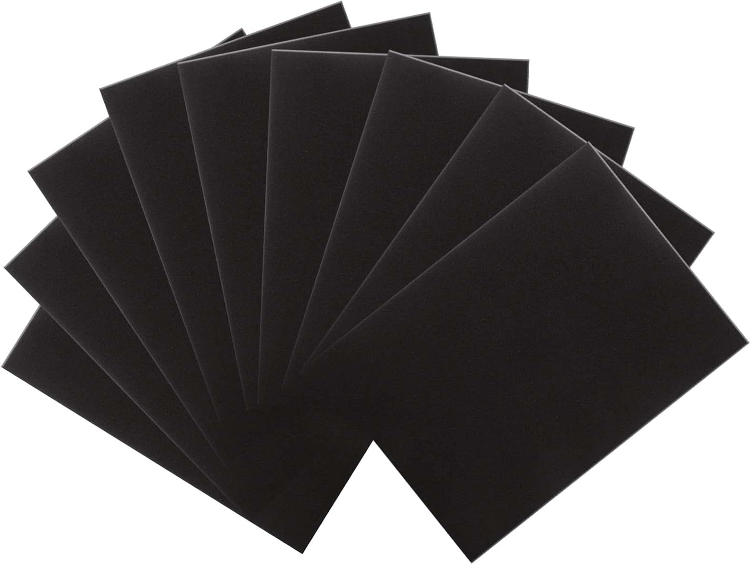 MSGH A4 Size EVA Foam Glitter Sheets Of Assorted Colors For Art And Craft ( Black