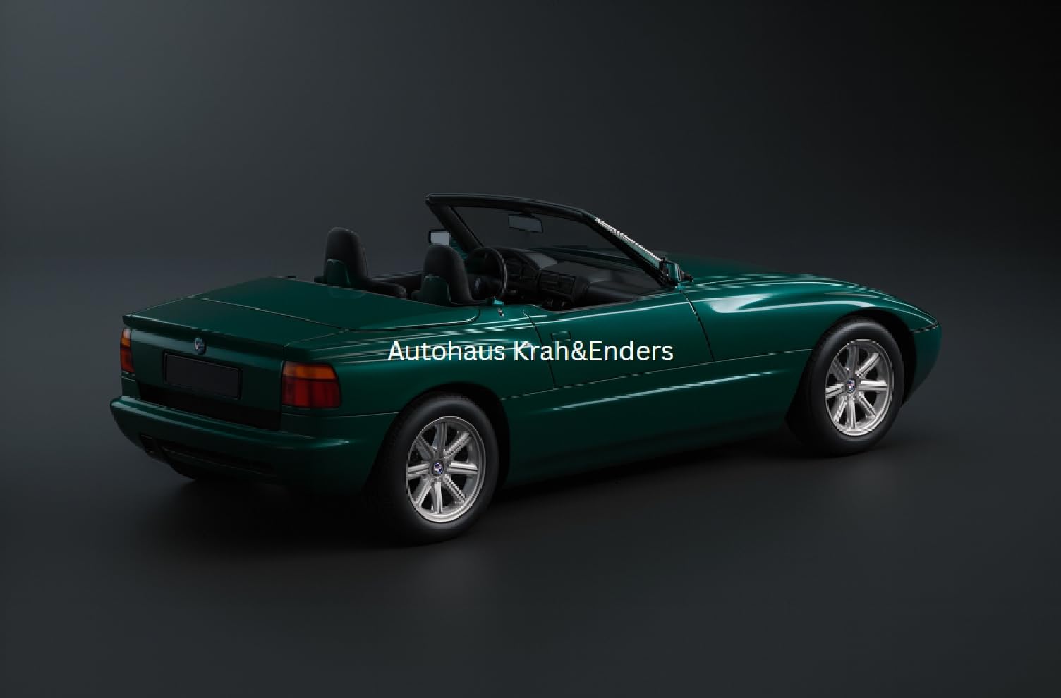 BMW Miniatur Z1 Roadster 1:18 grün Modellauto Sammlermodell Klassiker Limited Edition