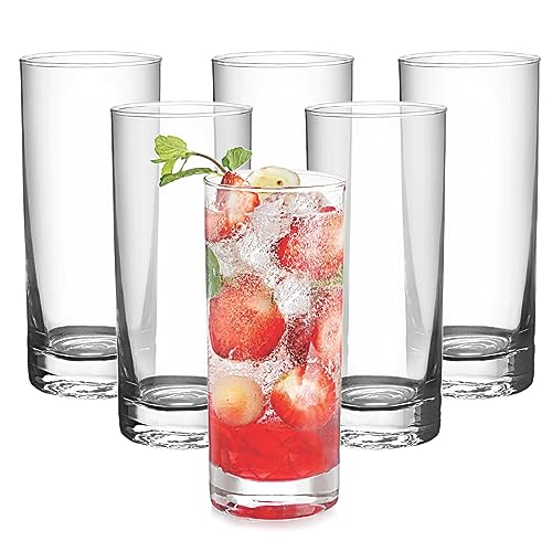 Image of CELLO Siena Glass Tumblers|Water or Juice Glass|Set of 6|285ml|Clear