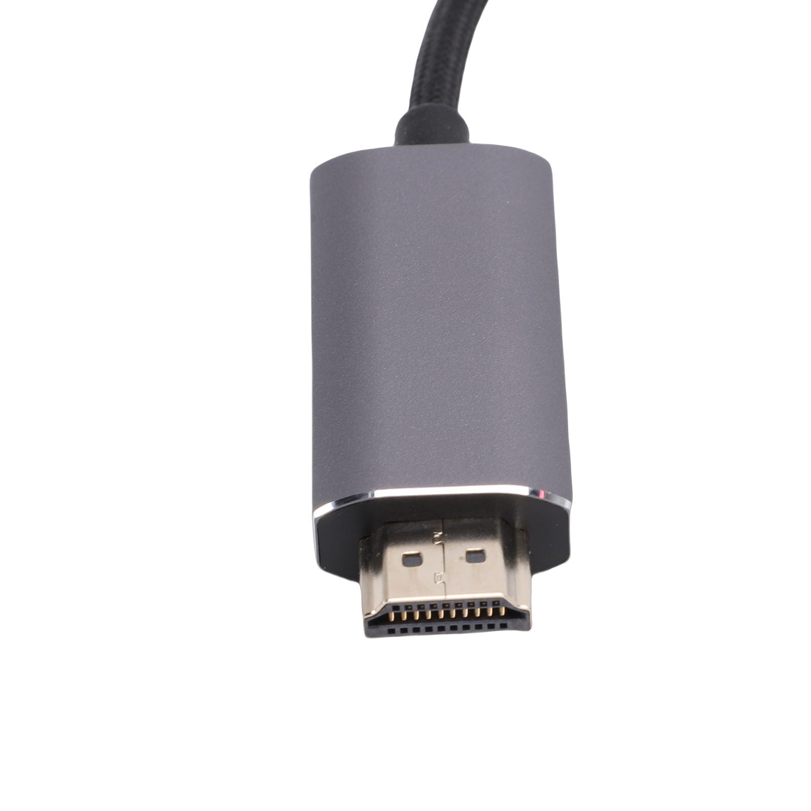 Annadue Adaptateur HDMI vers Mini DisplayPort, 1080P @ 60 Hz, Cordon HDMI Unidirectionnel en Alliage D'aluminium vers Mini DisplayPort Femelle avec Câble USB pour PC Portable P3/P