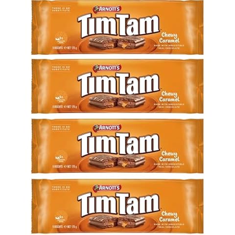 Tim Tam Chewy Caramel Biscuits 175g Cover
