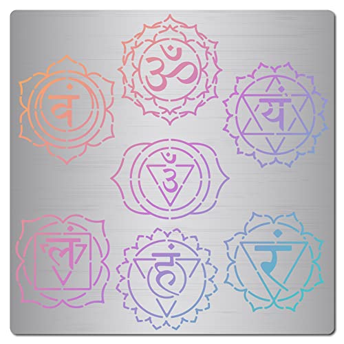 GORGECRAFT 16cm Chakra Simbolo Stencil