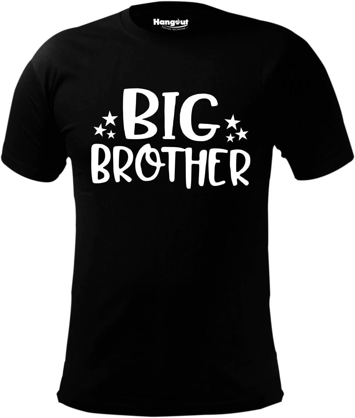 Hangout HubBig Brother|Little Brother Printed T-Shirt for Boys | Super Combed Cotton Kids T-Shirt | Fade-Resistant Breathable Apparel (0-14 Years Size Option) Pack of 1 Tee
