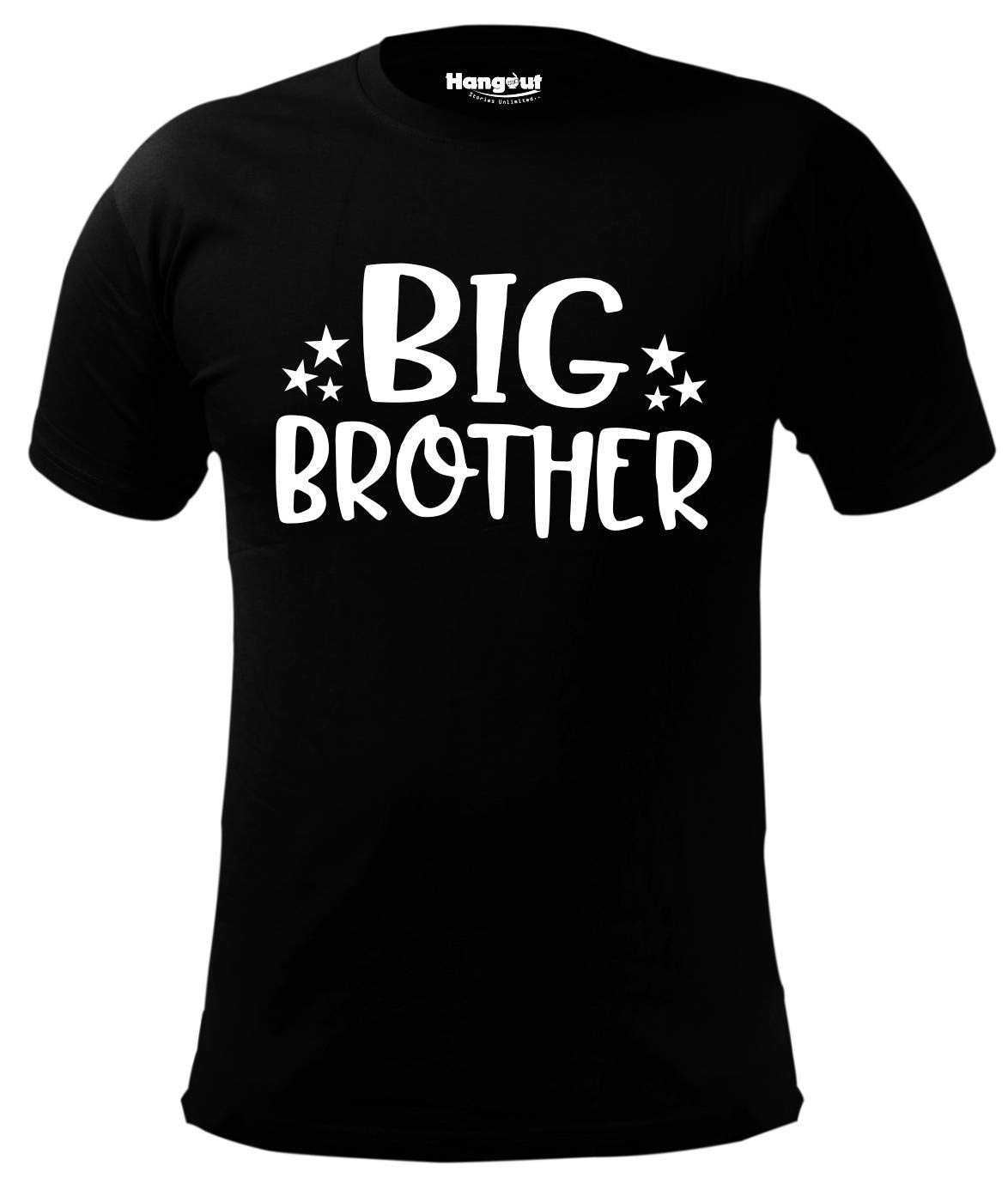 Hangout HubBig Brother|Little Brother Printed T-Shirt for Boys | Super Combed Cotton Kids T-Shirt | Fade-Resistant Breathable Apparel (0-14 Years Size Option) Pack of 1 Tee