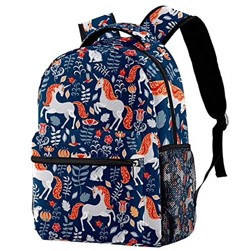 Sac à dos voyage licorne imperméable avec poches