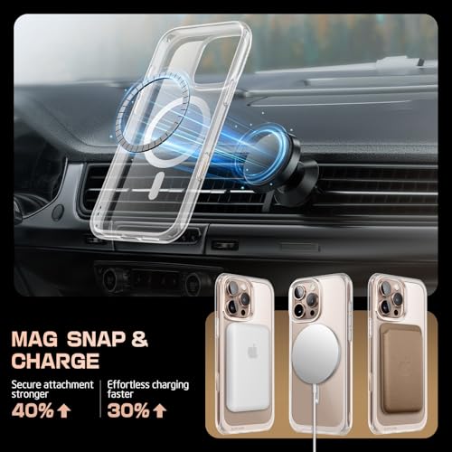 Image of SUPCASE PC For iPhone 16 Pro Slim Case With Camera Control Capture Button(Unicorn Beetle Mag),[Compatible With Magsafe] Slim Protective Magnetic Phone Case For iPhone 16 Pro 6.3'' 2024 Clear