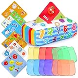 [Regalos para bebes recien nacidos] Dejar que su hijo juegue con la caja de pañuelos de los juguetes Montessori es una forma maravillosa de estimular importantes habilidades clave, perfectas para la exploración sensorial y el desarrollo de la motricidad fina durante la etapa de 0 a 1 año.