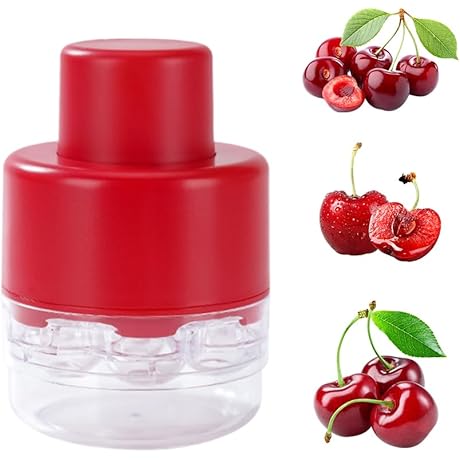 Cherry Pitter Tool, Portable 7 Holes Cherry Corer Pitter Tool