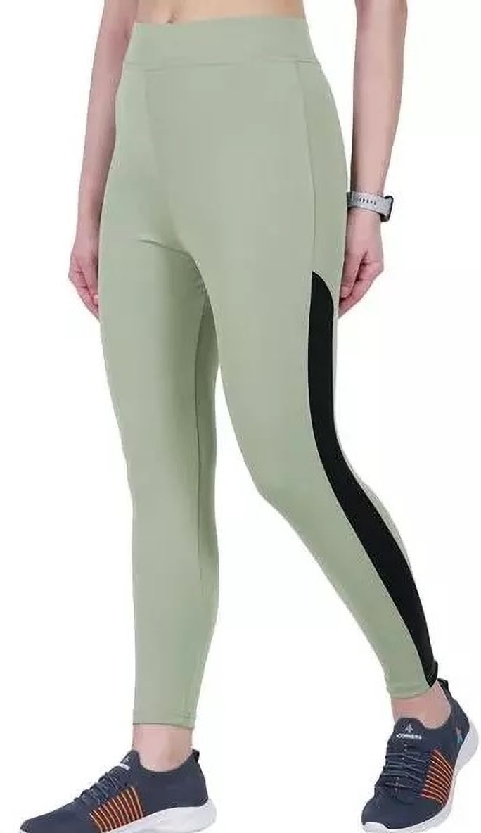 kgn hub KGN High Waist Gym Pants for Women Workout – Squat-Proof, Stretchable Yoga Jeggings Pants | Comfortable Sports Leggings for Workout - Active wear for Women Gym | Ankle Length (in, Alpha, L) F-10-picture-32