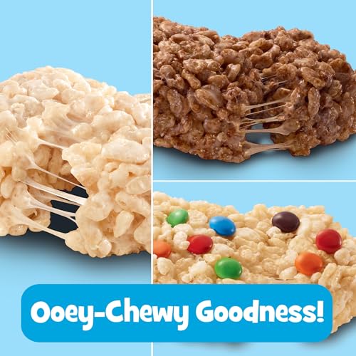 image for Rice Krispies Treats Crispy Marshmallow Squares, Kids Snacks, Cereal B