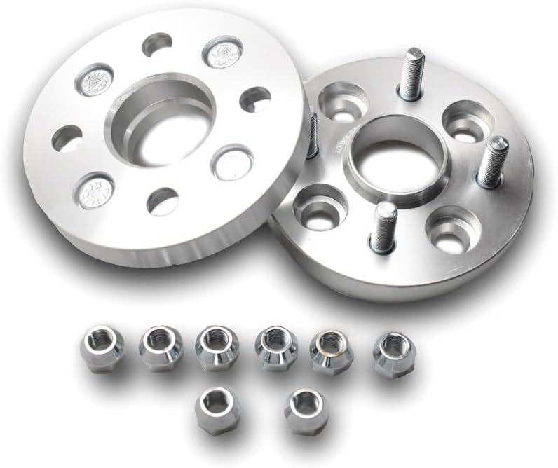 Entretoise de roue forgée PCD 4X100 alésage 54MM M12X1.5 kit de 2 pièces 15mm