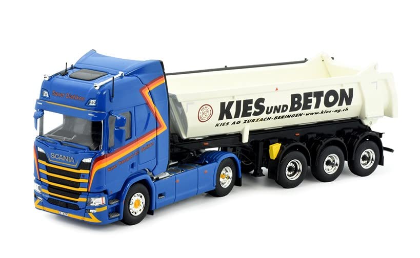 Scania R Highline SAXER 4x2 camion miniature de chantier avec benne KIES AG