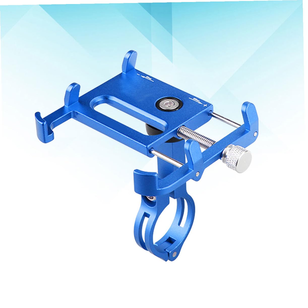 STOBAZA Soporte para Conducción de Teléfono Aluminio Móvil Aleación Ajustable Rotación de 90 Grados y Diseño Antideslizante Ligero Segura para Bicicleta