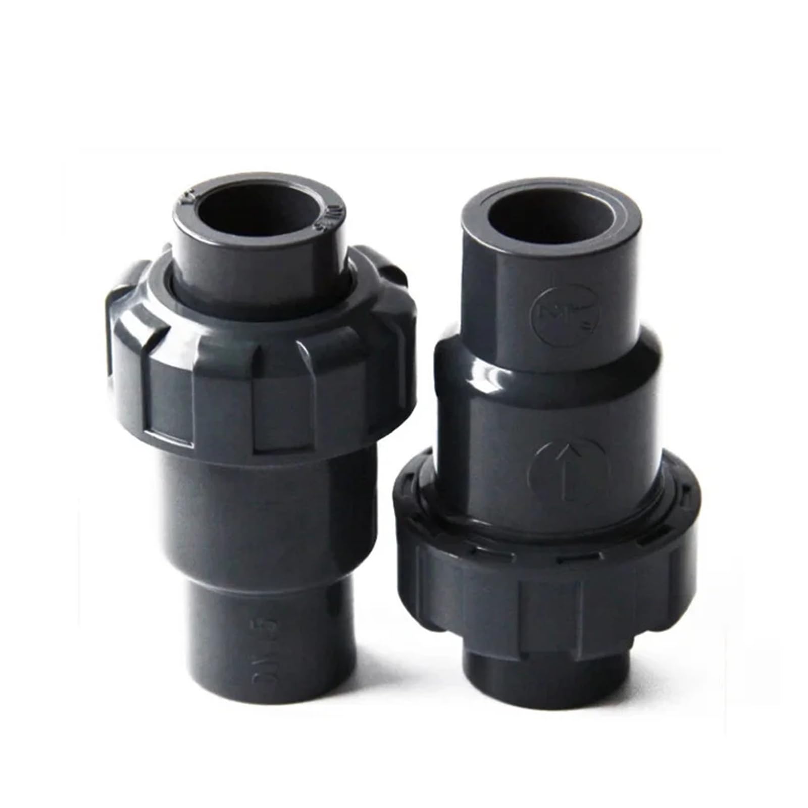 Valvola di ritegno unidirezionale UPVC 15mm-110mm senza riflusso for irrigazione del giardino 'acquario, 1pcs(80mm(DN80))
