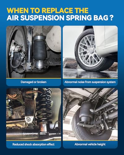 Image of PHILTOP Rear Air Spring Bag for 2007-2018 BMW X5 2008-2019 BMW X6 949857- Durable Suspension Upgrade Heavy-Duty Loaded Suspension