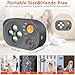2026 New Anti Barking Device for Dogs, Bark Box Rechargeable Dog Bark Deterrent with Variable Ultra Frequency/6 Modes/IP65 Waterproof Dog Silencer Stop Neighbors‘ Dogs from Barking Up to 75ft(Grey)