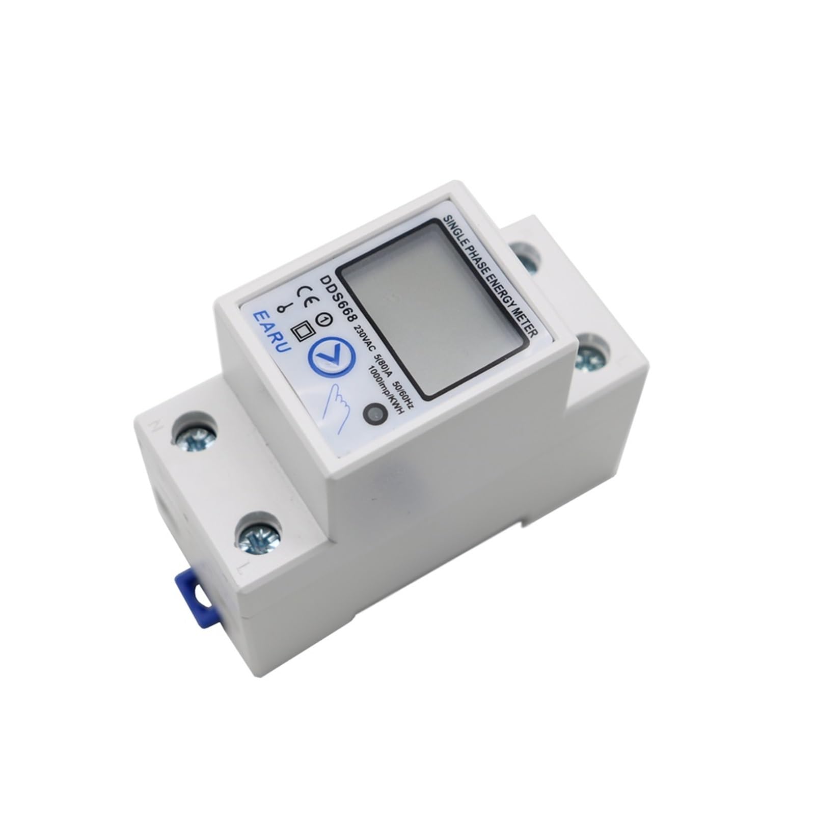 Medidor Inteligente Monitor De EnergíA Riel DIN, Reinicio Monofásico Digital, Medidor De Energía Cero, KWh, Voltaje, Corriente, Consumo De Energía, Medidor De Electricidad