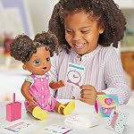 Baby Alive Time for School Baby Doll Set, Back to School Toys for 3 Year Old Girls & Boys & Up, 12 Inch Baby Doll, Black Hair (Amazon Exclusive)