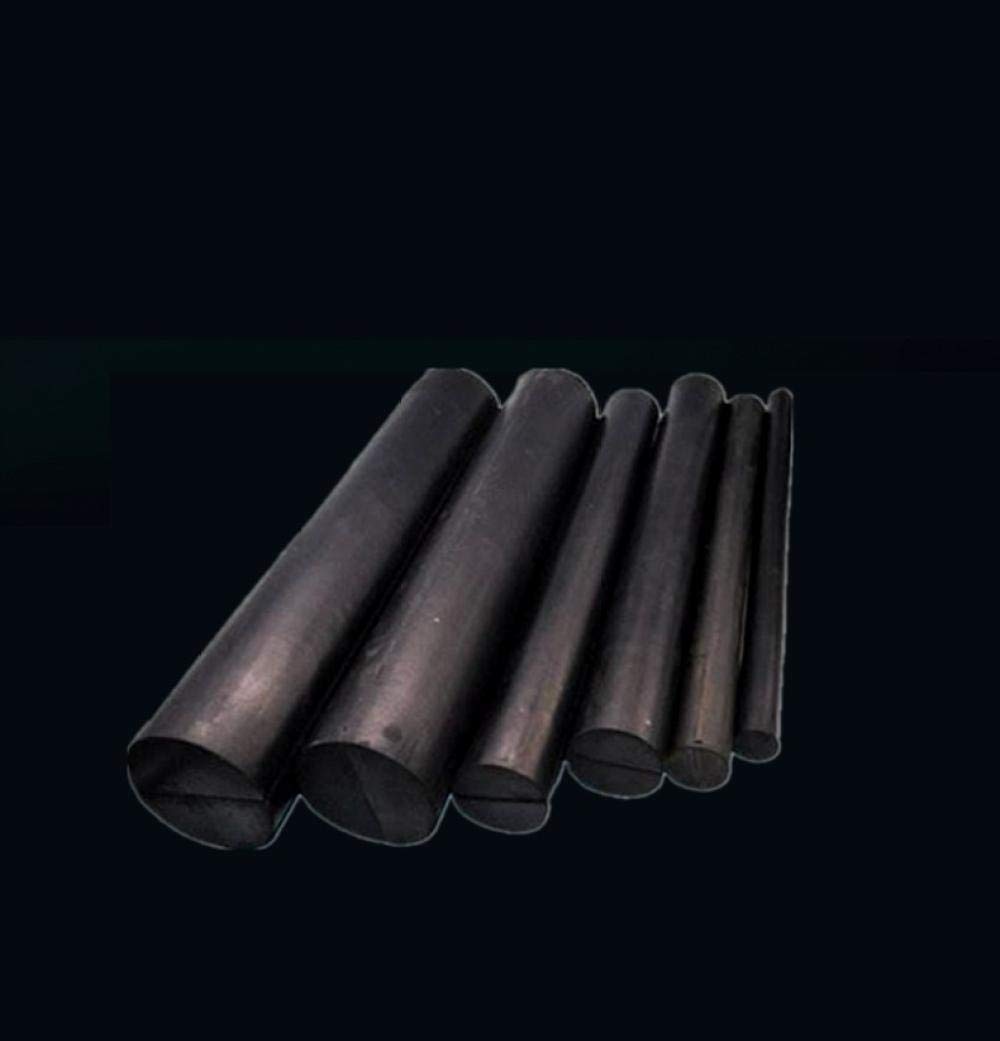Barra redonda de goma maciza resistente al aceite, 25 mm x 450 mm