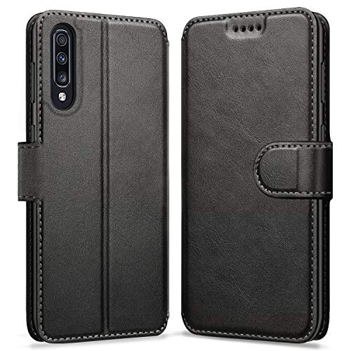 ykooe Case for Samsung Galaxy A70, Leather Wallet Flip Case Samsung A70 Phone Case with Card Slots Protective Cover for Samsung Galaxy A70