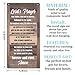 Lord's Prayer Hanging Sign - Christian Decor Wall Plaque, Rustic Door Sign With Hanging Rope, Religious Artwork, Farmhouse Door Hanger, Home Wall Decor, Gift, Brown