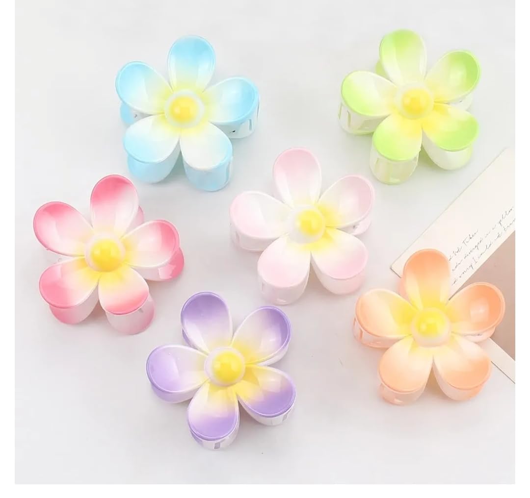 Lichie Round petal multi color flower shape hair claw clip for all type of hair for girls and women(Random color) (B0CB3JV673) Amazon Price History, Amazon Price Tracker