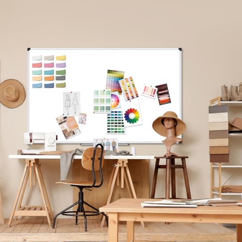Image of XBoard Magnetic Dry Erase Board 72 inch x 40 inch Wall Mounted, Large Whiteboard with Marker Tray, Aluminum Frame Large Dry Erase Board for Office, Conference Room, School
