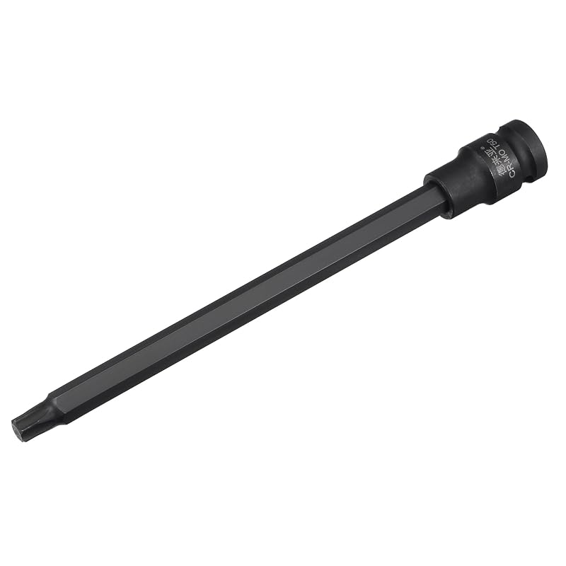 Soquete com Ponta Torx T50 uxcell, Encaixe de 12,7 mm (1/2 pol.), Aço S2 e CR-MO, 20,3 cm